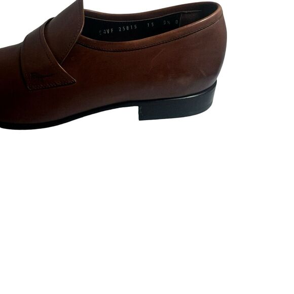 Salvatore Ferragamo Classic Brown Leather Slip-On Loafers main image 13